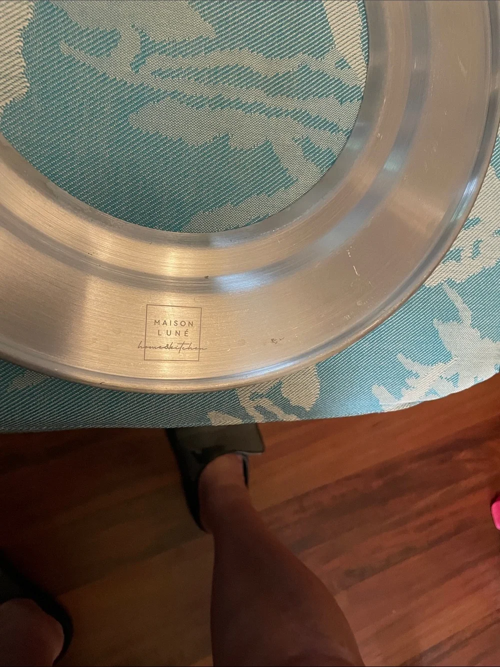 Pot Lid for Overspill and Double Boiler Defense 14” with 8” hole